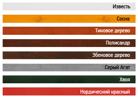 Hormann. Варианты лака для дерева